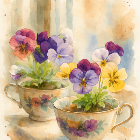 Watercolor portrait example
